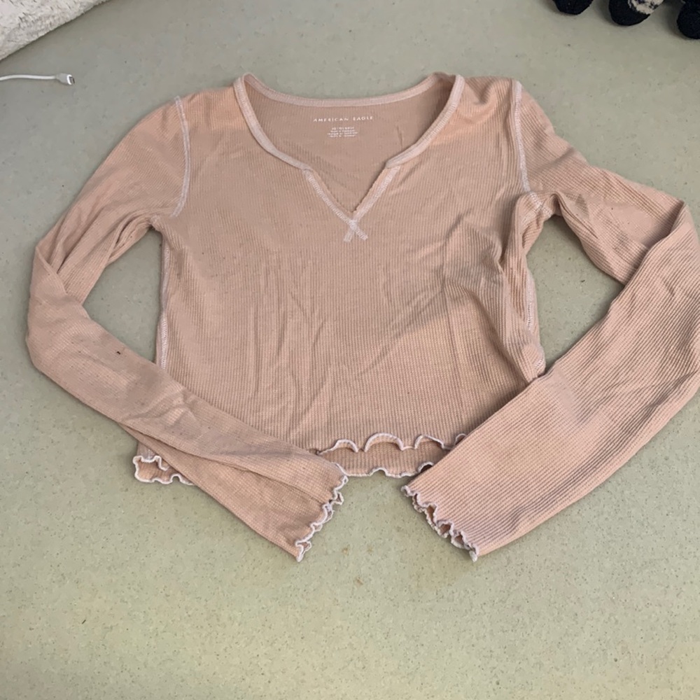 American Eagle Longsleeve XS Salmon Pink